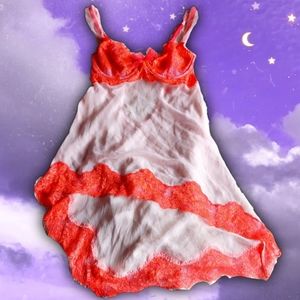 Beautiful Y2k Asymmetric Victoria's Secret Babydoll Dress